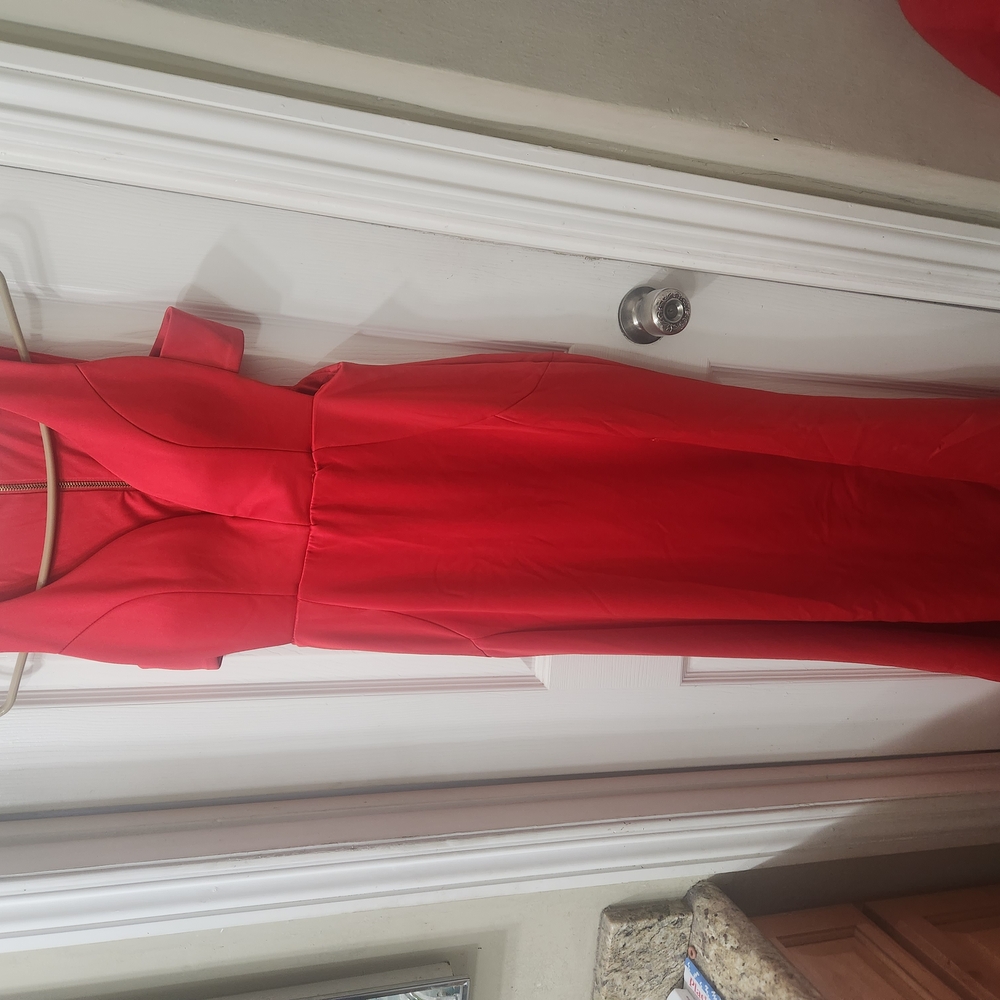 Emerald Sundae Orange Maxi Dress V-neck Sleeveless
